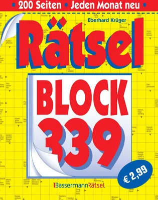 Produktbild von Rätselblock 339 (5 Exemplare à 2,99 EUR)