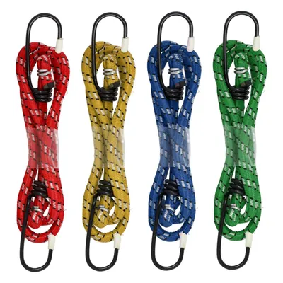 Produktbild von 4x Spanngummi 75cm mit Haken Gepäckspanner Gummispanner Spanngurte Expander Set