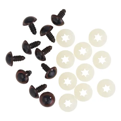 Produktbild von Bärenaugen braun, Ø 12mm, 10 Stück