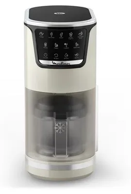 Produktbild von Moulinex Dolci MJ602AF0, Traditionelle Eismaschine, 1,4 l, 3 Becken, Weiß, Rise, Berührung