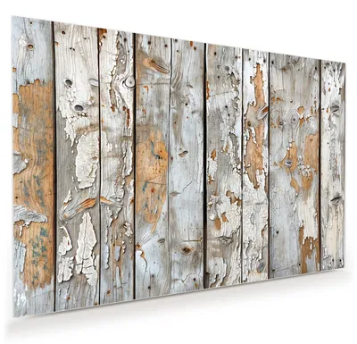 Produktbild von Glasbild 45x30cm in XXL für Wohnzimmer, Schlafzimmer Motiv Verwittertes Holz