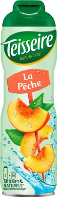 Image de Teisseire Sirop pour boissons Pêche 600ml - Goût intense (paquet de 1)