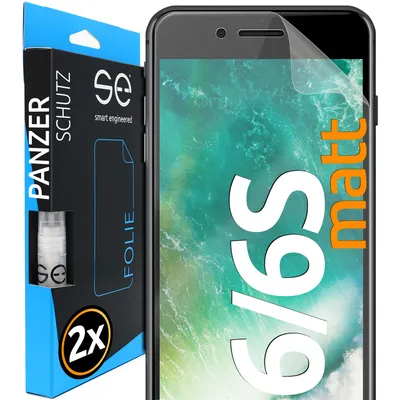 Zdjęcie produktu dla 2x folia ochronna se® 3D (antyrefleksyjna) Apple iPhone 6, iPhone 6S