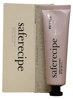 Image de Pestelo, Saferecipe Glow Sun Essence, crème hydratante pour le visage, SPF50+ PA++++, 50 ml