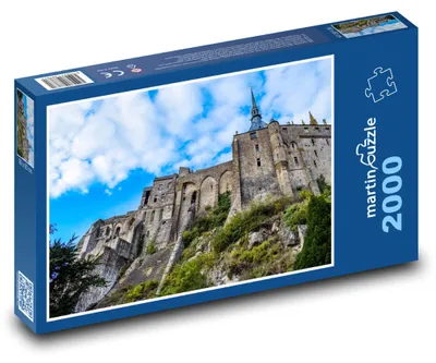 Obrázek produktu pro Puzzle 2000 Mont Saint Michel - Francie, kostel - martinpuzzle