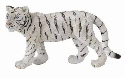 Produktbild von Collecta 88429 Tigerjunges weiß laufend 7 cm Wildtiere