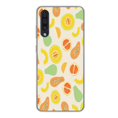 Produktbild von MuchoWow® Handyhülle Schutzhülle Hülle für Samsung Galaxy A50 Obst - Muster - Melone Silikon Softcase Handy Hülle - Mobiltelefonhülle
