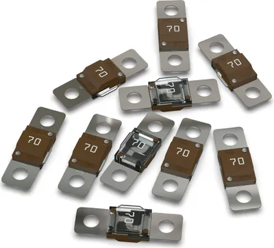 Produktbild von 10x AUPROTEC Midi Hochstromsicherung 70A Schraubsicherung braun