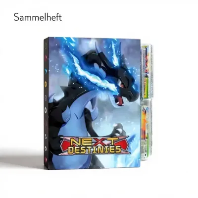Produktbild von Pokemon Sammelalbum Memmeon & Glurak Sammelmappe für 240 Karten, idealer Schutz