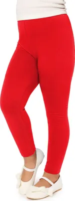 Image de Leggings longs pour filles Merry Style en viscose MS10-130 (rouge, 158)