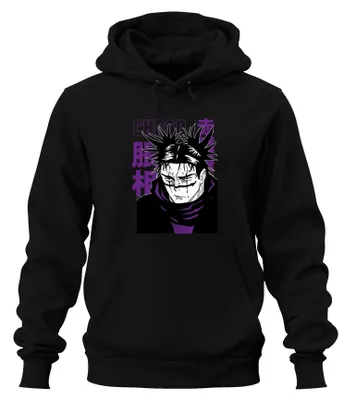 Zdjęcie produktu dla Jujutsu Kaisen Choso Manga Fan Gift Anime Aesthetics Japan Y2K Uni  Bluza z kapturem, Czarny, XXL