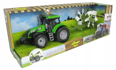 Obrázek produktu pro Hračky Trifox Huazhi, sada traktoru s přívěsem, s LED světly a zvukovými efekty