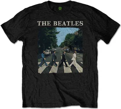 Immagine prodotto di The Beatles | Maglietta ufficiale della band | Abbey Road & Logo, XXXXX-Large, Nero