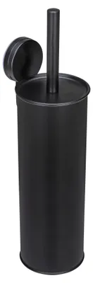 Produktbild von WENKO WC Garnitur Pavia Bad Accessoire Toilettenbürstenhalter Stehend Schwarz