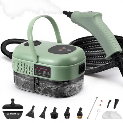 Immagine prodotto di Pulitore a vapore - Portatile - 2500 W - 1,1 litri - 11 accessori