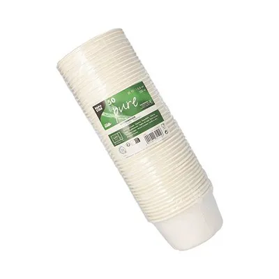 Produktbild von Suppenbecher, Zuckerrohr "pure" 350 ml Ø 10 cm · 6,4 cm weiss