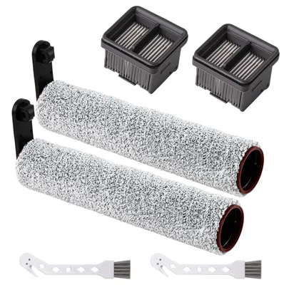 2 Rollenborsten + 2 Filtersiebe für Dreame H12 Pro