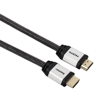 Produktbild von High Speed HDMI-Kabel 4m Metall-Stecker Gewebe Ethernet