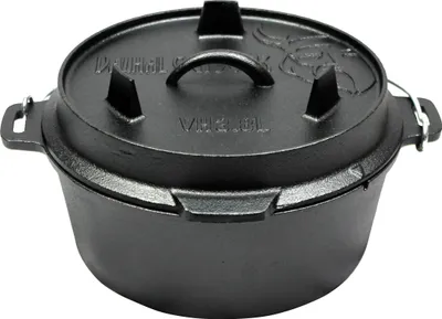 Produktbild von Feuertopf aus Gusseisen ohne Füsse Modell: VH3.8L