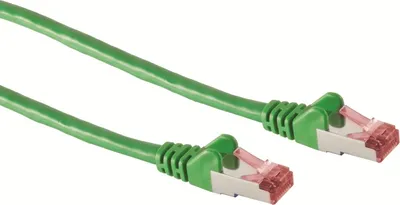 Productafbeelding van Cat6A S/FTP PIMF patchkabel, halogeenvrij, groen, 30 meter