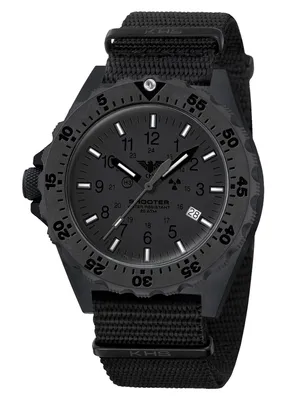 Produktbild von KHS - Armbanduhr - Shooter MKII XTAC mit Natoband Schwarz - KHS.SH2XTHC.NB