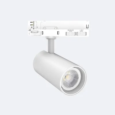 Produktbild von 3-Phasenstromschiene LED-Strahler 30W Fasano CCT Wählbar Dimmbar DALI Weiss 2700K - 3200K - 4000K Wählbar