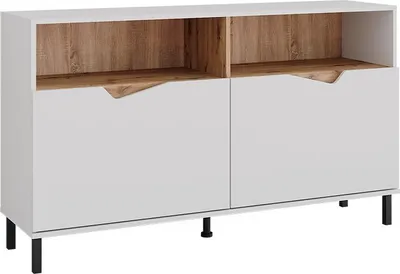 Produktbild von Kommode Vicco Marelle Weiß/Artisan 140 x 81.3 cm mit 2 Türen, Model 57853
