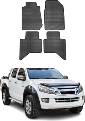 Image de 2011-2018 Tapis de sol Isuzu D-Max caoutchouc noir 4 pièces