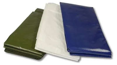 Produktbild von 1x Gewebeplane Abdeckplane Schutzplane 8 x 10m grün reißfest wasserdicht 250g/m²