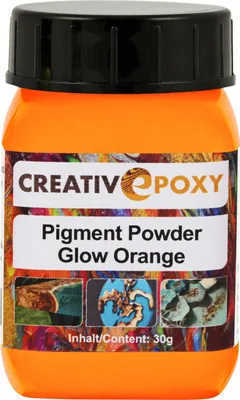 Produktbild von 30g Creativepoxy Pigment Powder Glow Orange