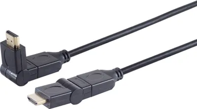 Produktbild von HDMI A-Stecker/HDMI A-Stecker winkelbar HEAC 3m