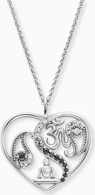 Produktbild von Engelsrufer Kette Yin Yang Herz ERN-YIYAHEART-26-ZI
