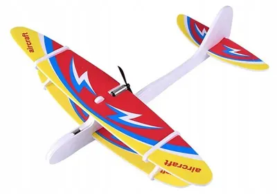 Image de Verk 18263 Avion en mousse à lancer, USB, rouge