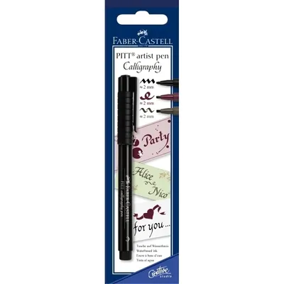 Produktbild von Tuschestift Pitt Artist Pen Spitze: Calligraphy schwarz