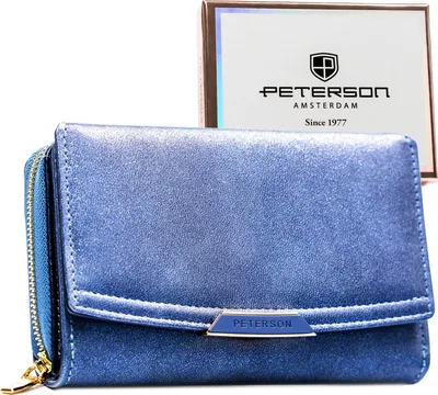Obrázek produktu pro Peterson dámská peněženka RFID ekologická kůže granatová 15x9,5 cm горизонтální