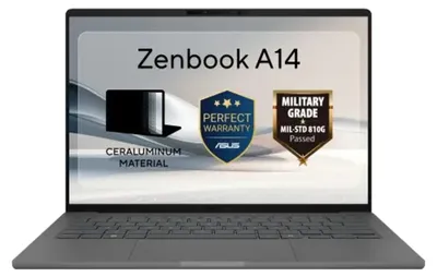 Produktbild von ASUS Zenbook A14 UX3407NA-QD282W Copilot+ PC, Snapdragon, 35,6 cm (14"), 1920 x 1200 Pixel, 16 GB, 512 GB, Windows 11 Home