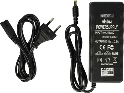 Produktbild von vhbw Ladegerät für Fahrradakkus, E-Bike - Für Akkus mit Rundstecker-Anschluss 100 W