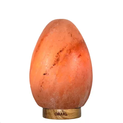 Produktbild von Orakl® - Dimmbare Salzlampe Eglo - 3-4 KG - 100% echtes Salz - Salzkristall-Lampe - Salzstein
