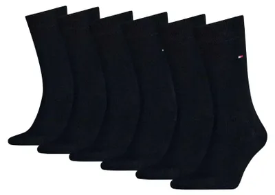 Image de Tommy Hilfiger - Chaussettes pour homme (lot de 6) NA1083 (48 EU - 50,5 EU) (marine)
