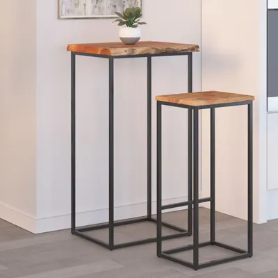 Produktbild von vidaXL Tischplatte 50x40x2,5 cm Rechteckig Massivholz Akazie Baumkante