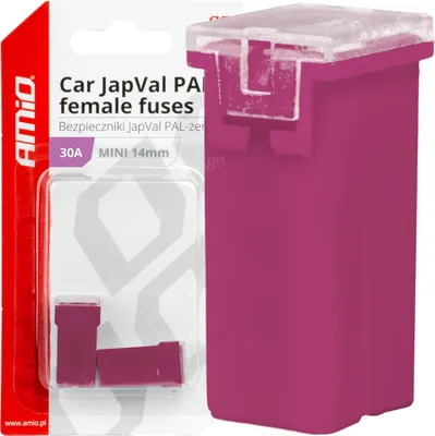 Immagine prodotto di Fusibili per auto JAPVAL PAL Femmina 2 pezzi 30A AMIO-03437 Fusibile per veicoli