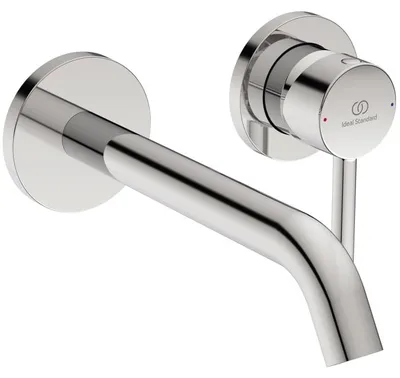 Image de Ideal Standard Mélangeur lavabo mural Ceraline encastré, saillie 180mm A6938AA Chromé