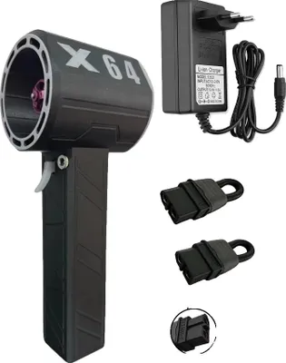 Immagine prodotto di Ventilatore turbo portatile, motore potente, batteria ricaricabile, 64 mm