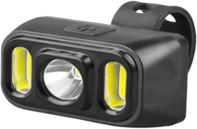 Productafbeelding van Fietsverlichting LED - Fietslamp Voor - Veilig Fietsen - USB-C Oplaadbaar - 7 x 5 x 4 cm - Zwart