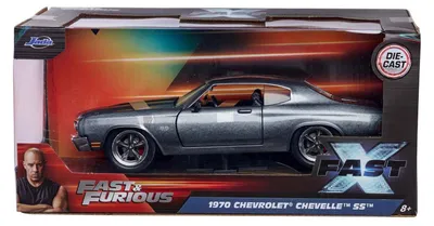 Produktbild von SIMBA Fast and Furious - Chevrolet Chevelle 1970 1:24 349-23314