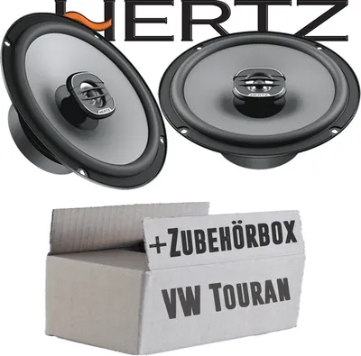 Produktbild von Lautsprecher Boxen Hertz X 165 - 16,5cm Koax Auto Einbauzubehör - Einbauset passend für VW Touran 1 Front - justSOUND