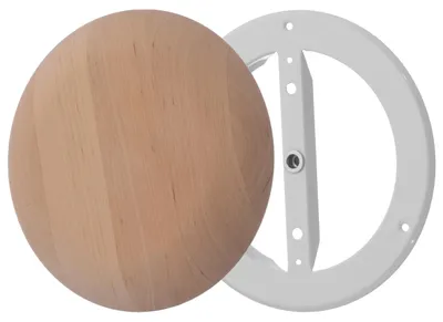 Productafbeelding van Houten Luchtrooster 125mm voor Ventilatie