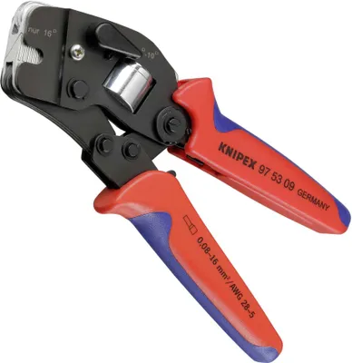Obrázok produktu pre KNIPEX Selbsteinstellende Crimpzange 190 mm