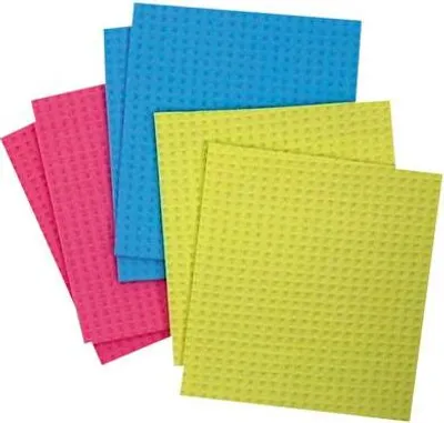 Image de chiffon champignon 3 pcs, 17,5 x 15,5 cm - mélange de variantes ou de couleurs