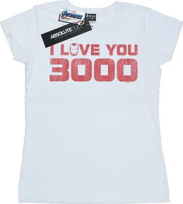 Immagine prodotto di Marvel - Maglietta "Avengers Endgame I Love You 3000" da donna BI6141 (XL) (Bianco)